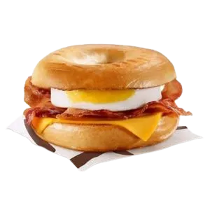 Bacon 'N Egg Bagel with Plain Bagel