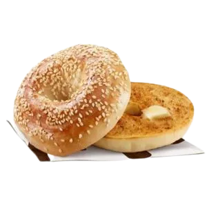 Sesame Bagel with Butter